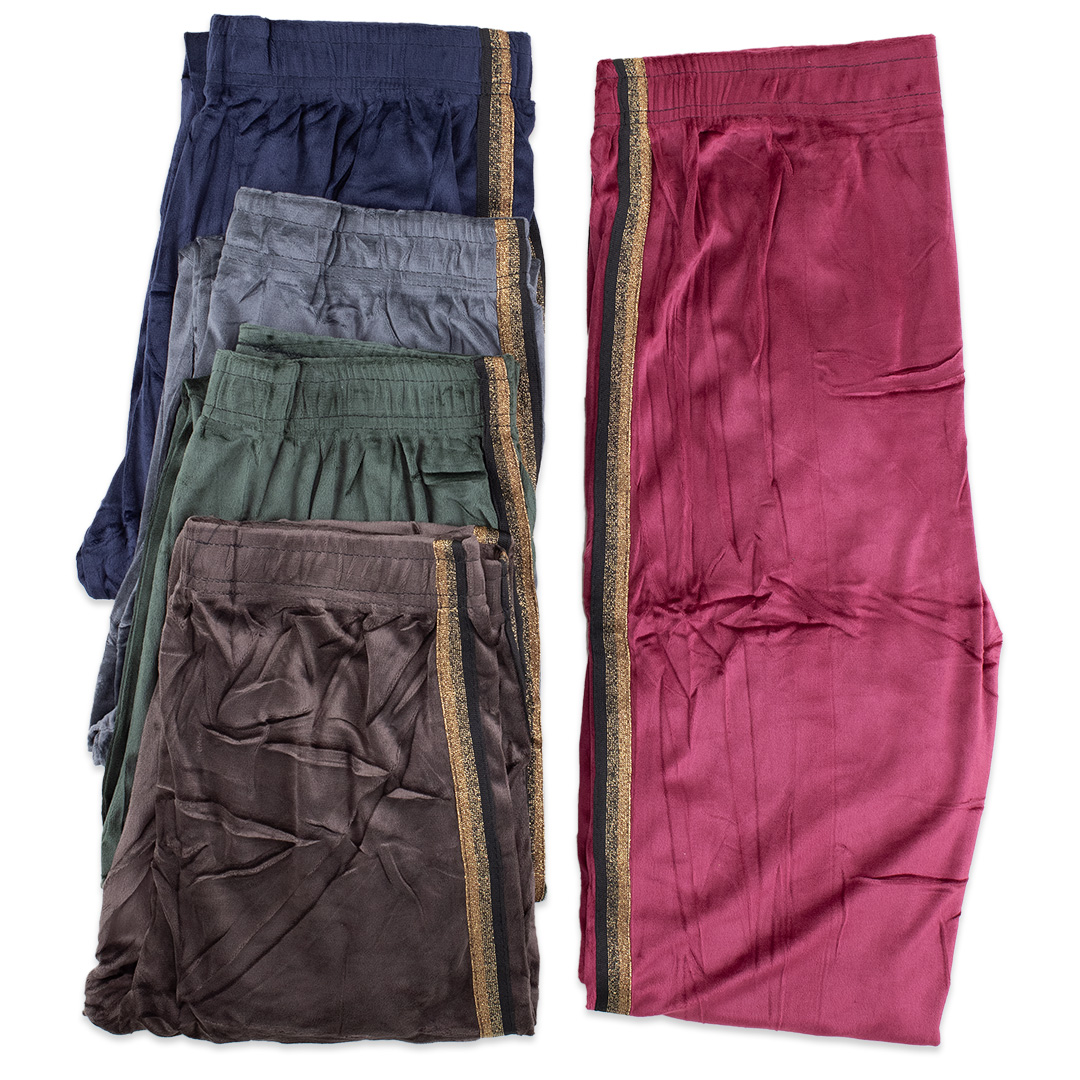 شلوار مخمل کوب بغل لمه